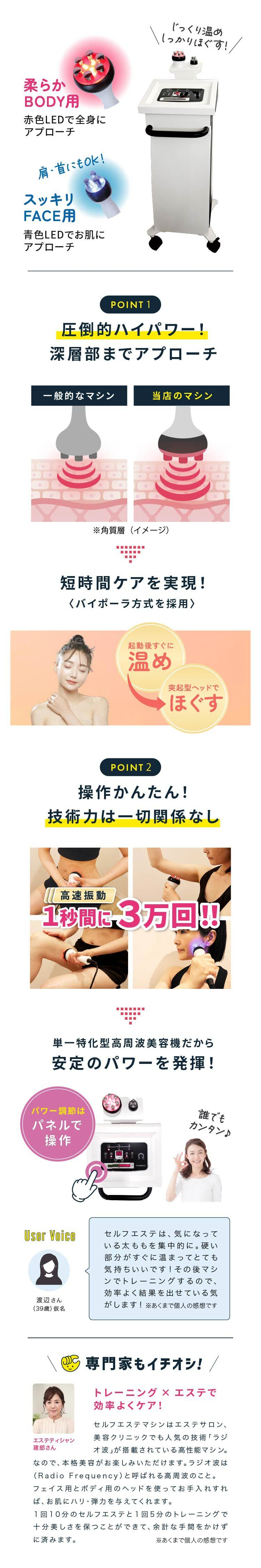 エステマシンを詳しく