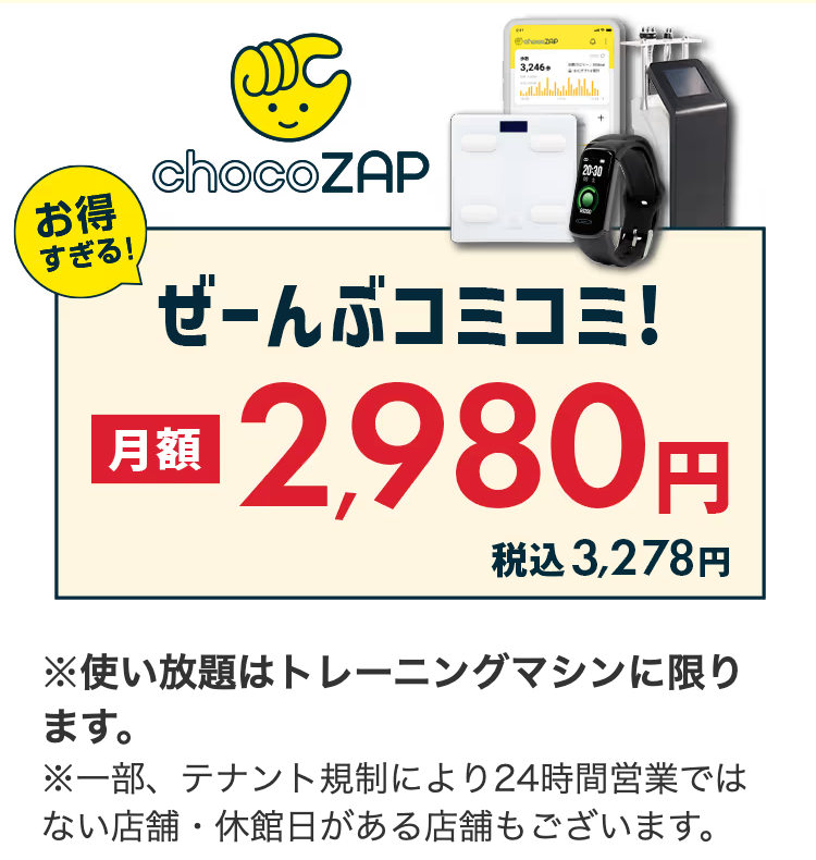 お得すぎる！
使い放題プラン　月額2,980円
※キャンペーン価格ではありません　税込3,278円